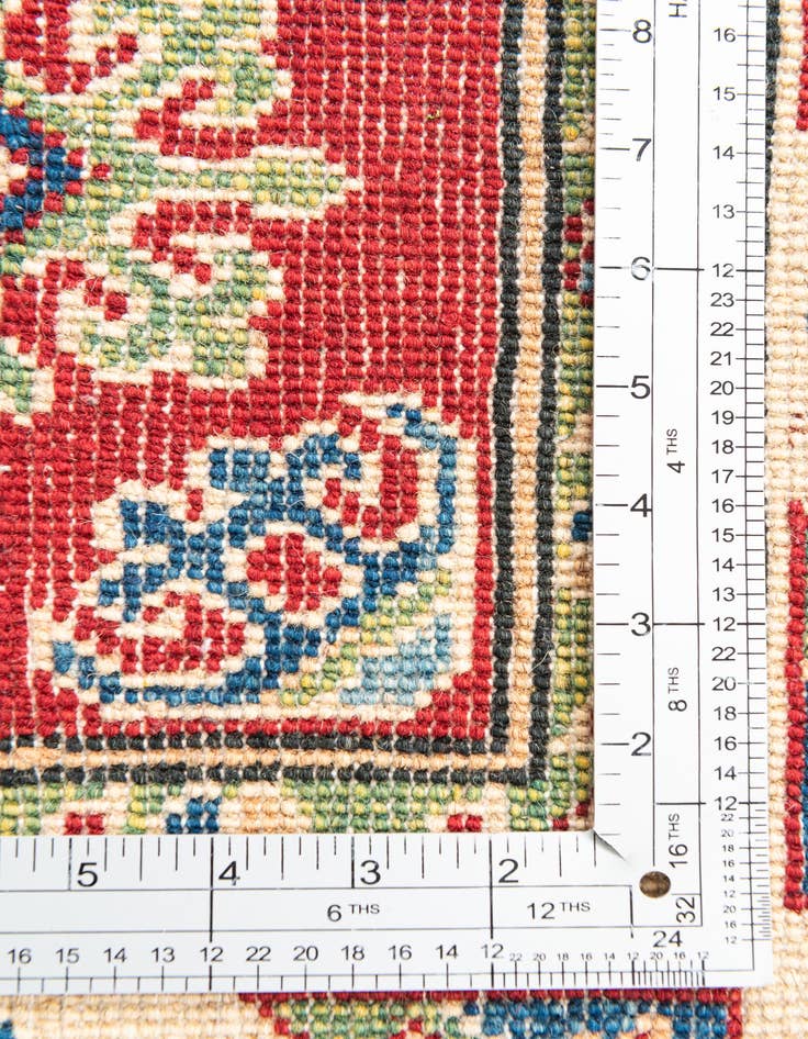 Detail image of 5' 10 x 9' 2  Hand Knotted Kazak Rug