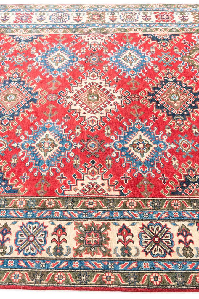 6' 5 x 9' 9 Hand Knotted Kazak Rug