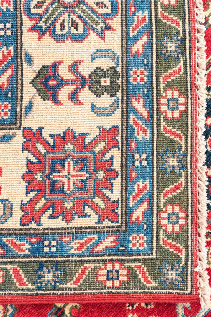 6' 5 x 9' 9 Hand Knotted Kazak Rug