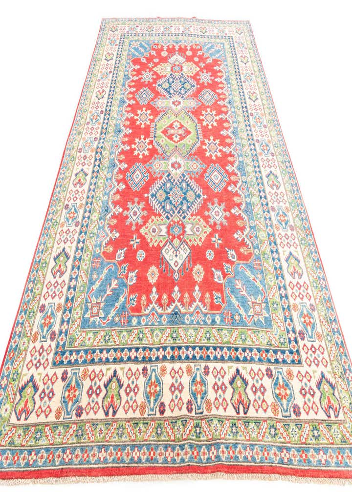 6' 9 x 10' 8 Hand Knotted Kazak Rug
