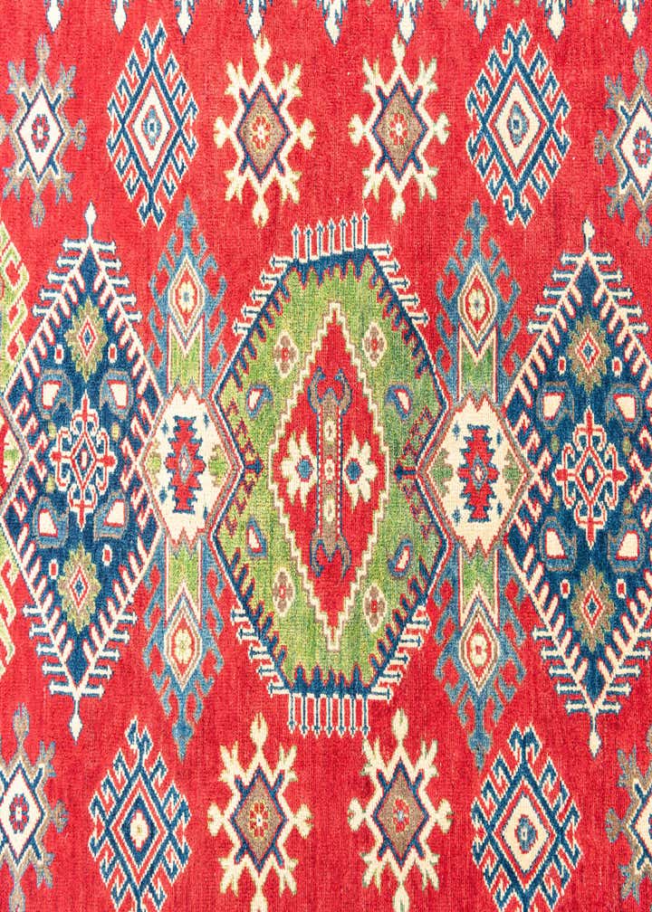 6' 9 x 10' 8 Hand Knotted Kazak Rug