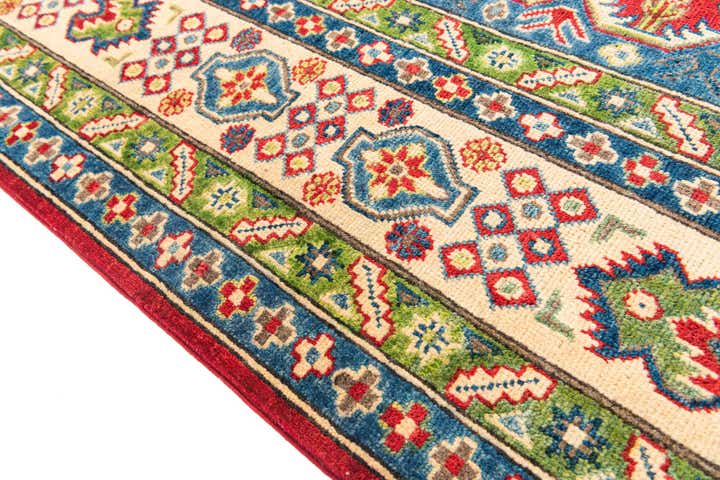 6' 10 x 9' 10 Hand Knotted Kazak Rug