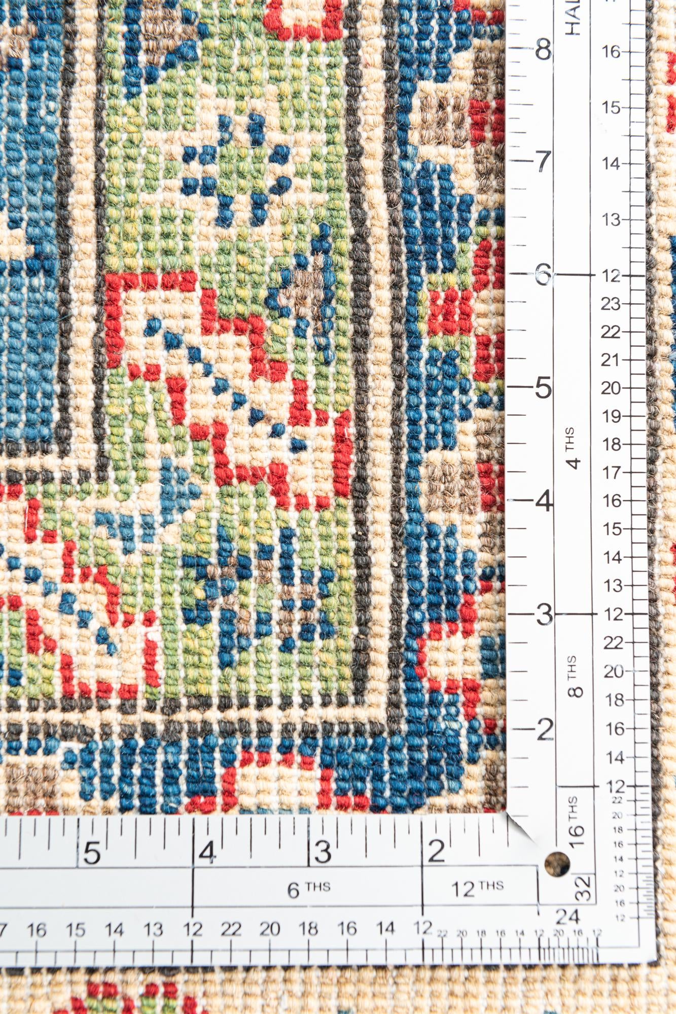 6' 10 x 9' 10 Hand Knotted Kazak Rug