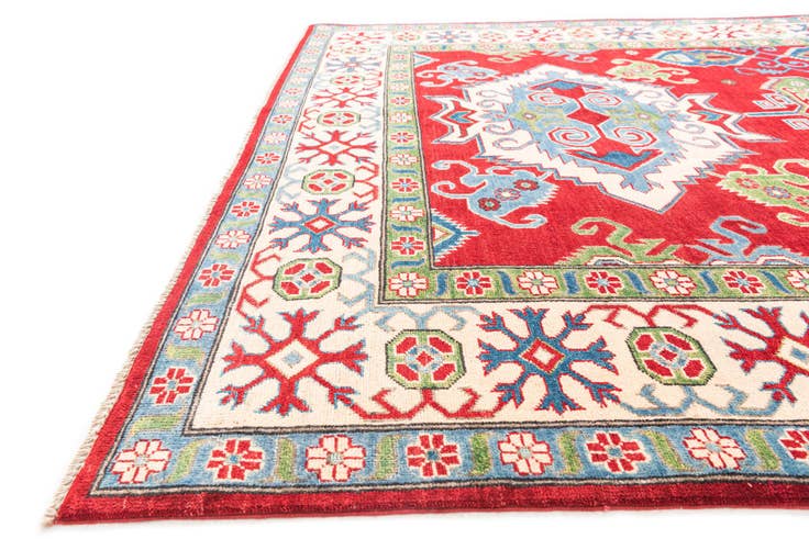 Detail image of 6' 8 x 9' 8 Hand Knotted Kazak Rug