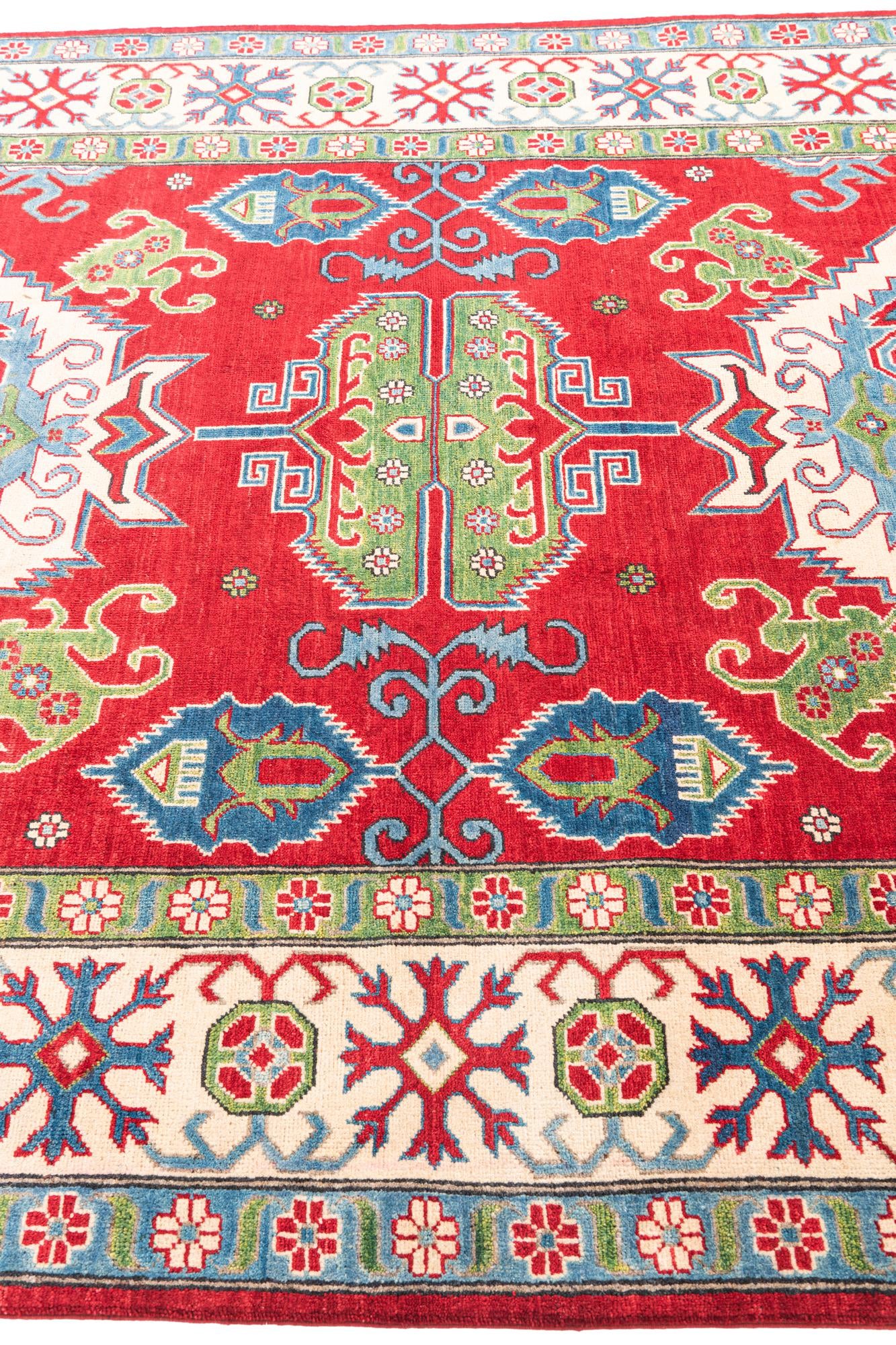 205cm x 295cm anudado a mano Kazak Alfombra