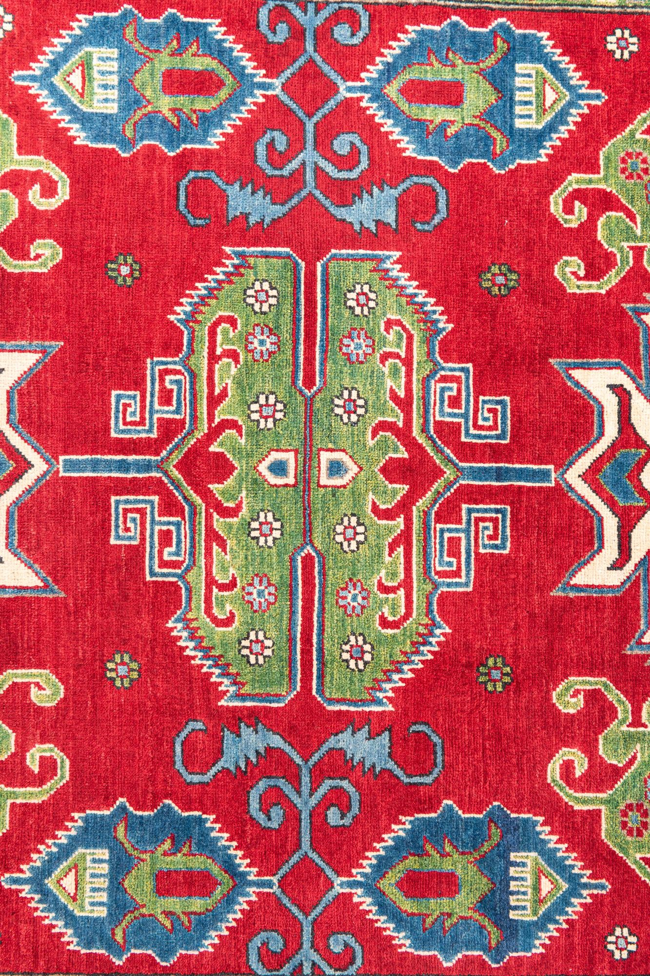 205cm x 295cm anudado a mano Kazak Alfombra