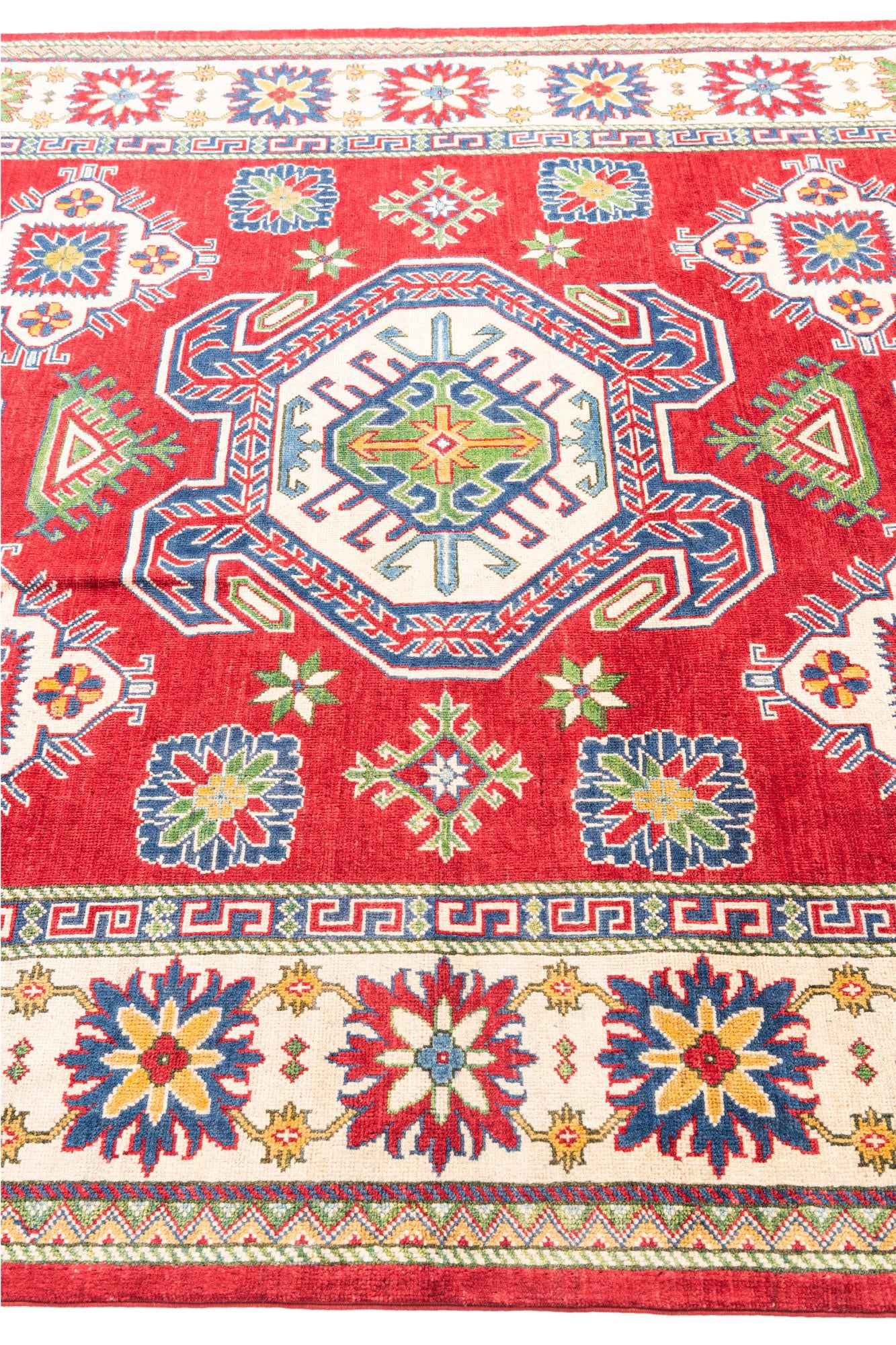 200cm x 295cm anudado a mano Kazak Alfombra
