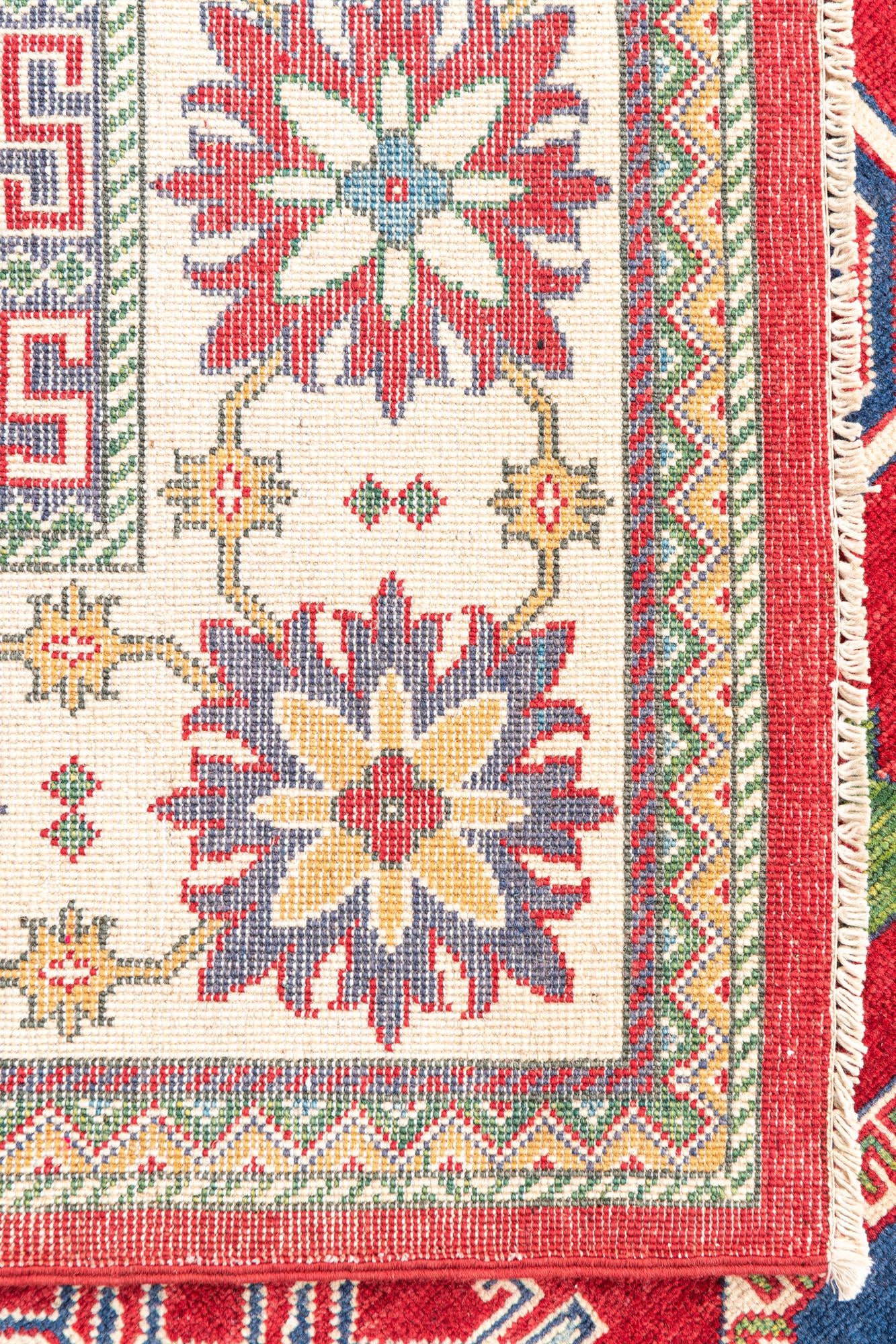 200cm x 295cm anudado a mano Kazak Alfombra