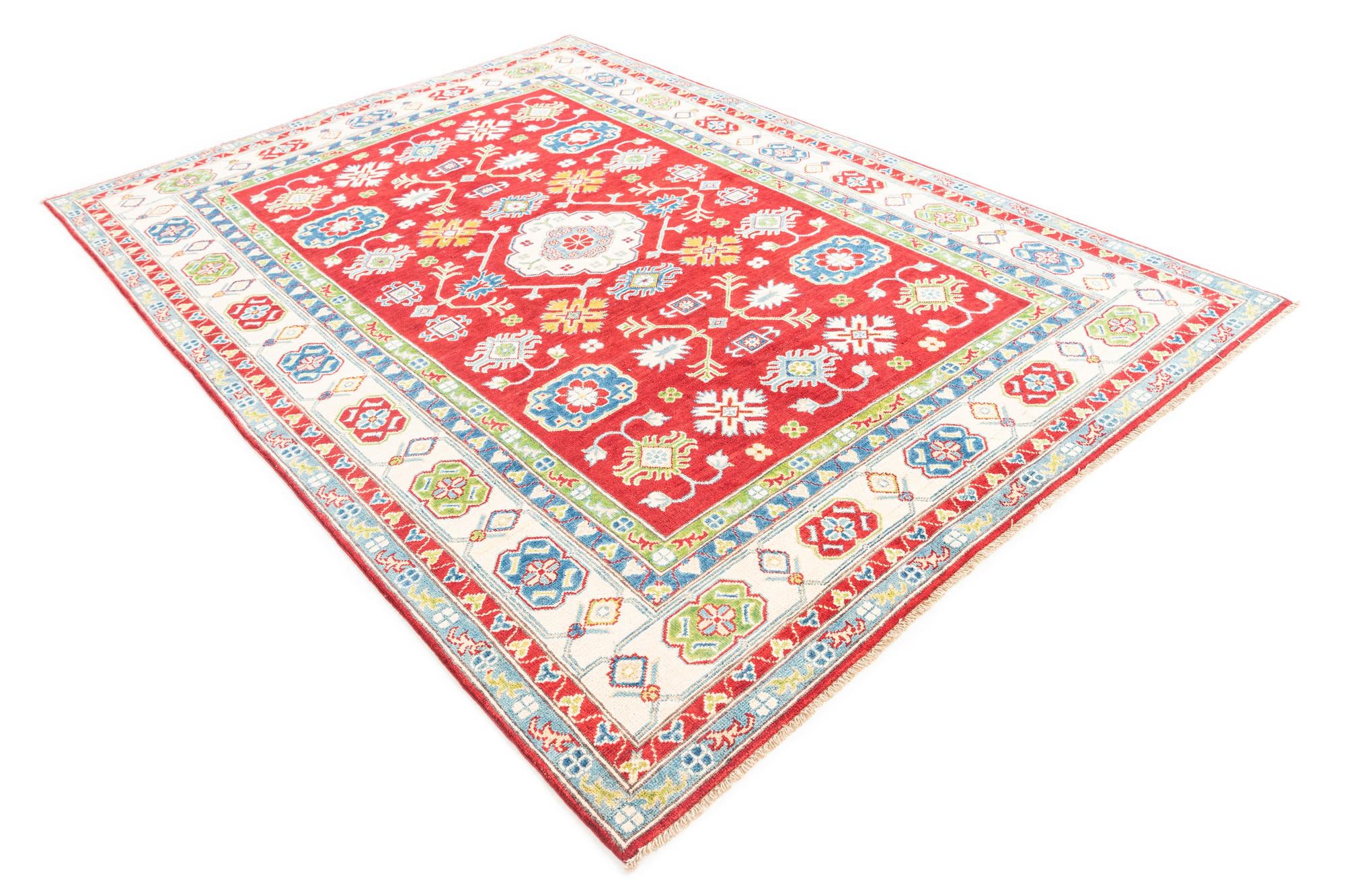 6' 3 x 10' Hand Knotted Kazak Rug
