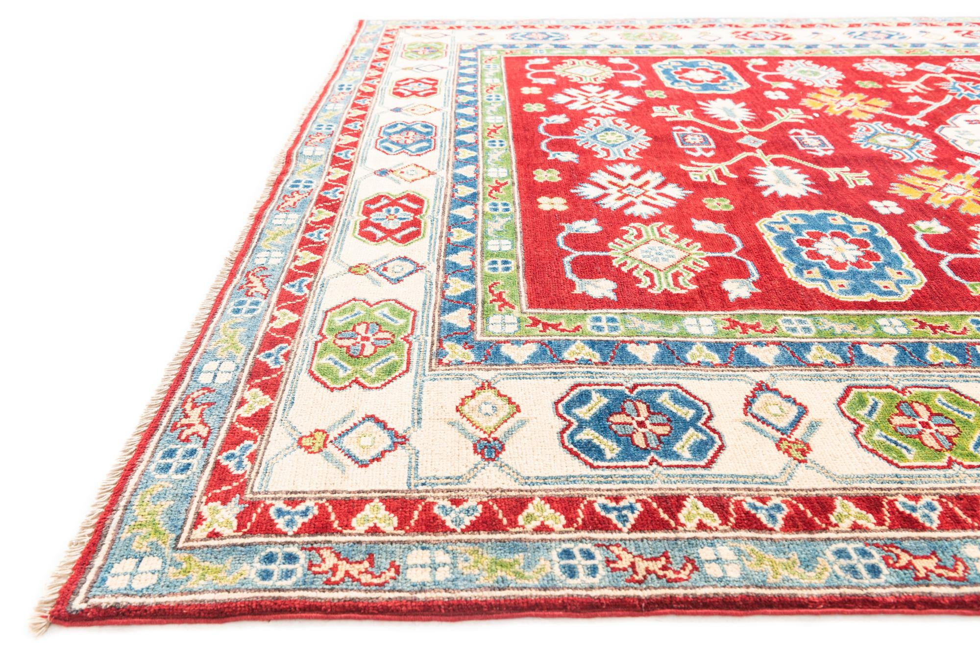 6' 3 x 10' Hand Knotted Kazak Rug