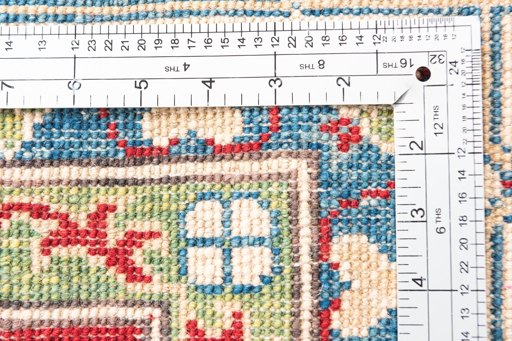 6' 3 x 10' Hand Knotted Kazak Rug