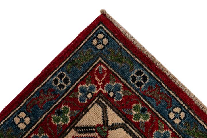 6' 8 x 9' 9 Hand Knotted Kazak Rug