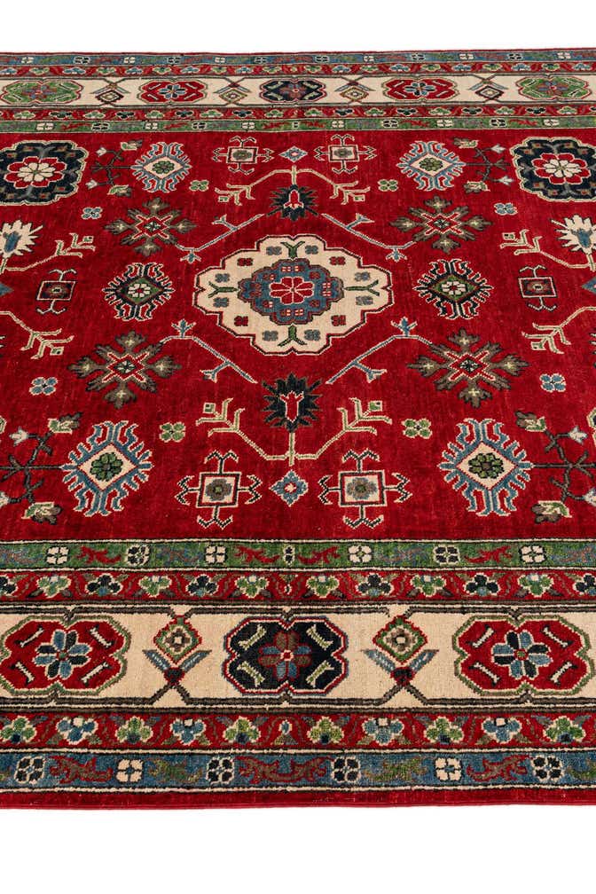 6' 8 x 9' 9 Hand Knotted Kazak Rug