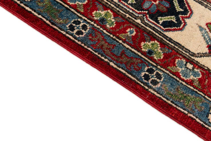 Detail image of 6' 8 x 9' 9 Hand Knotted Kazak Rug