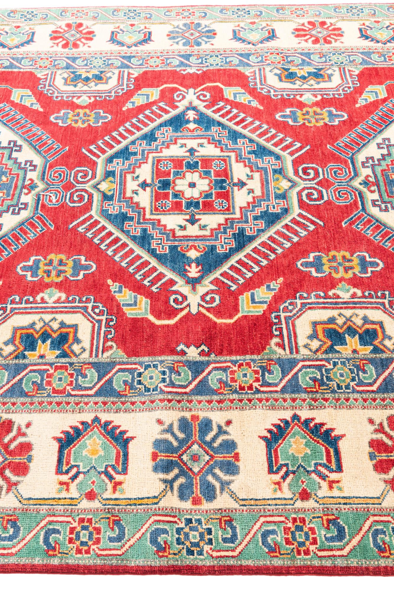 6' 6 x 9' 9 Hand Knotted Kazak Rug