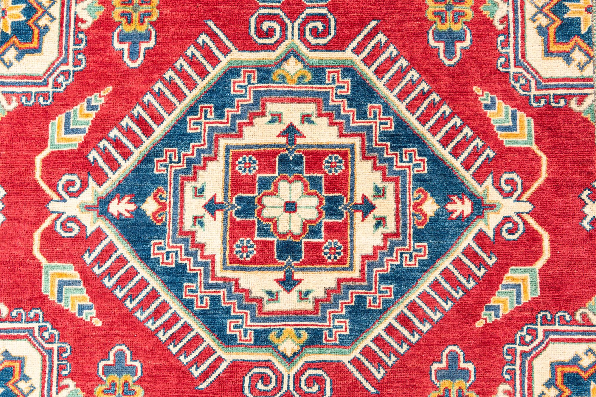 6' 6 x 9' 9 Hand Knotted Kazak Rug