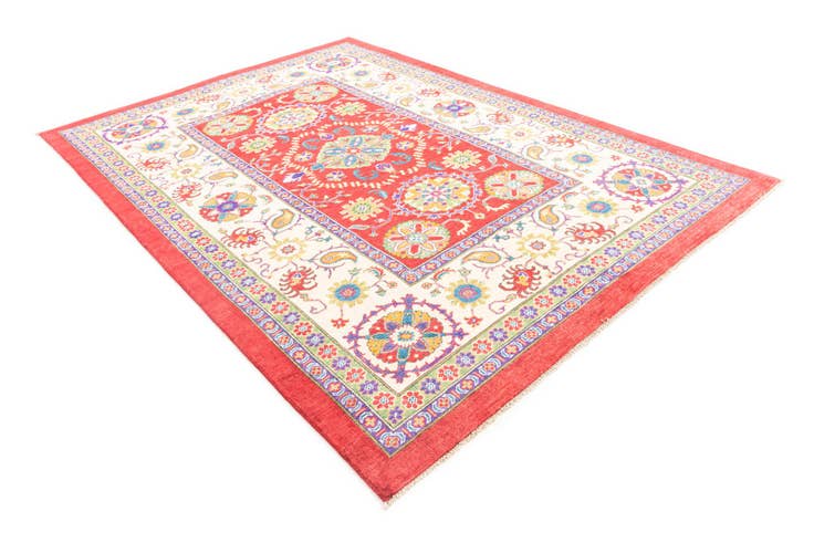 Detail image of 6' 7 x 9' 6 Hand Knotted Kazak Rug