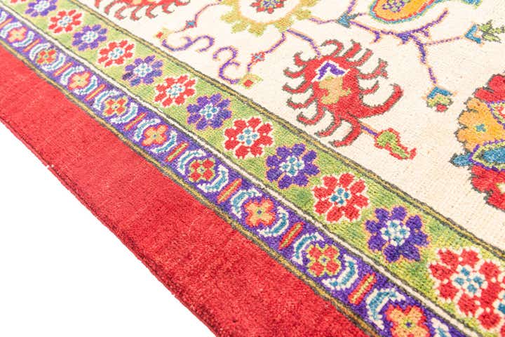 6' 7 x 9' 6 Hand Knotted Kazak Rug