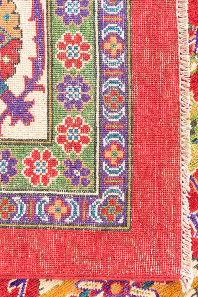 6' 7 x 9' 6 Hand Knotted Kazak Rug