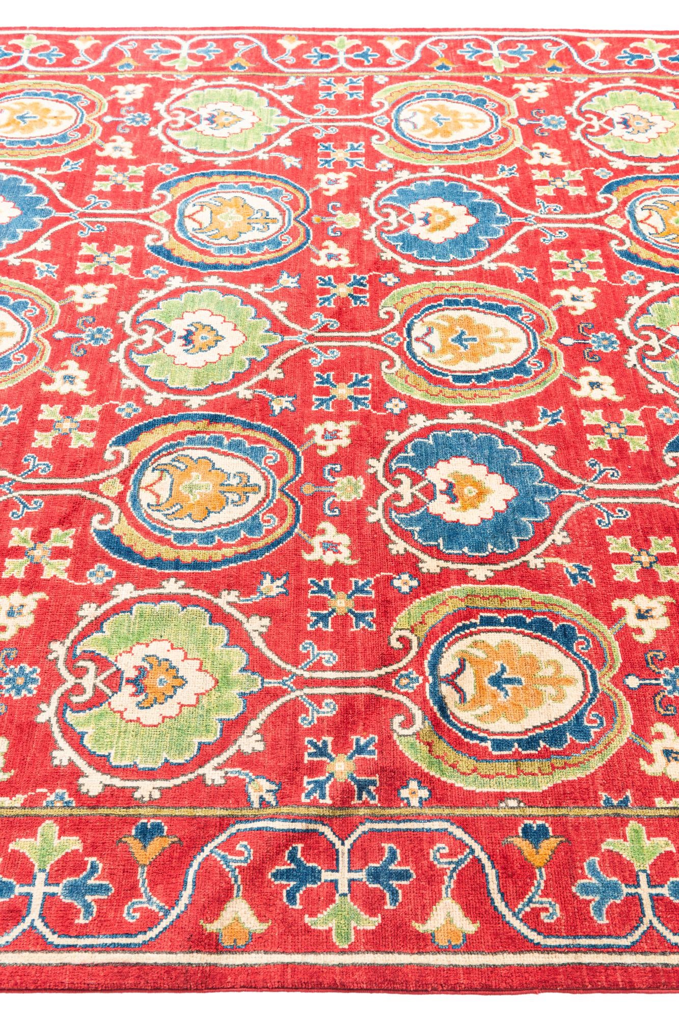 6' 8 x 10' 4 Hand Knotted Kazak Rug