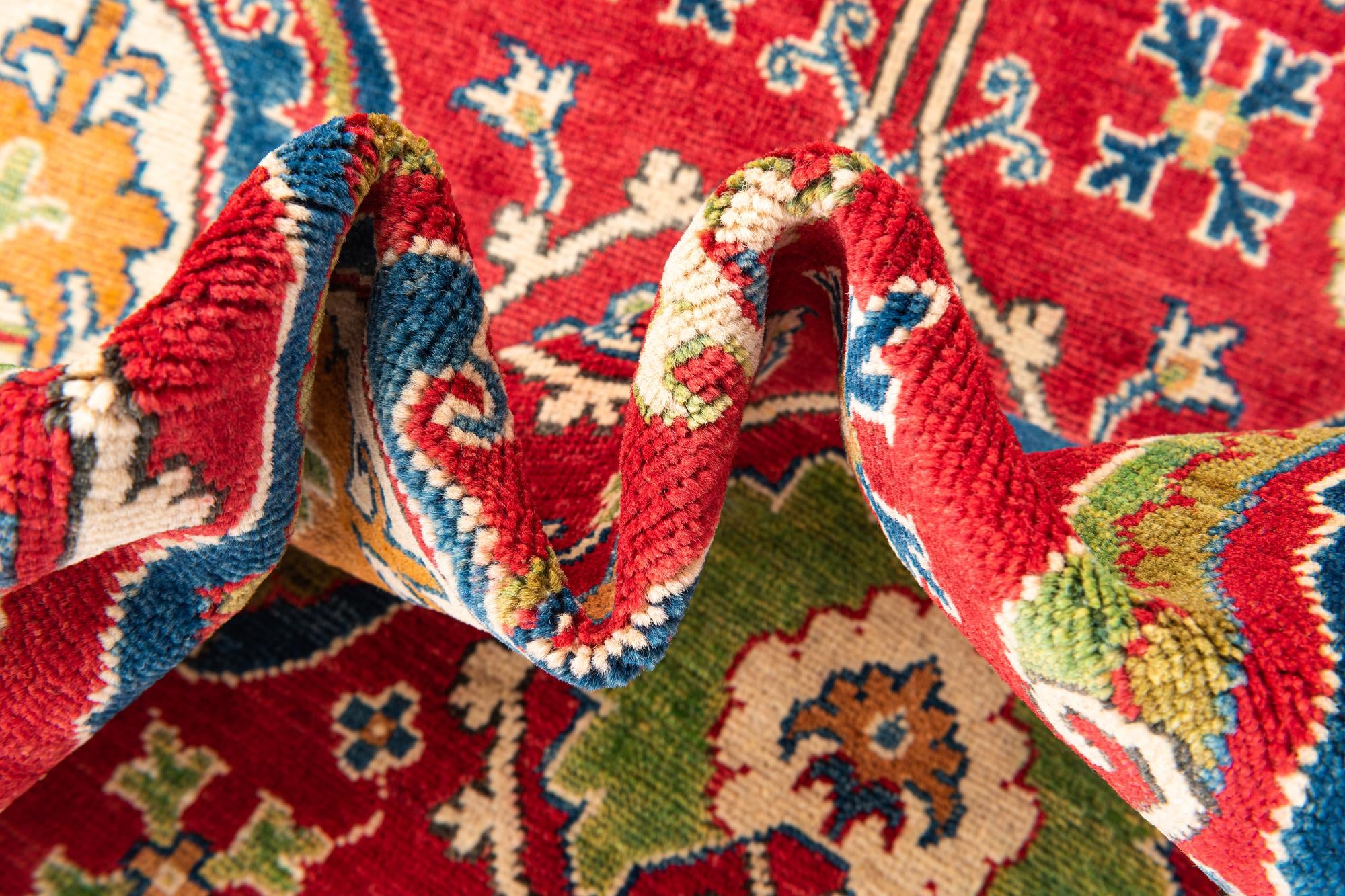 6' 8 x 10' 4 Hand Knotted Kazak Rug