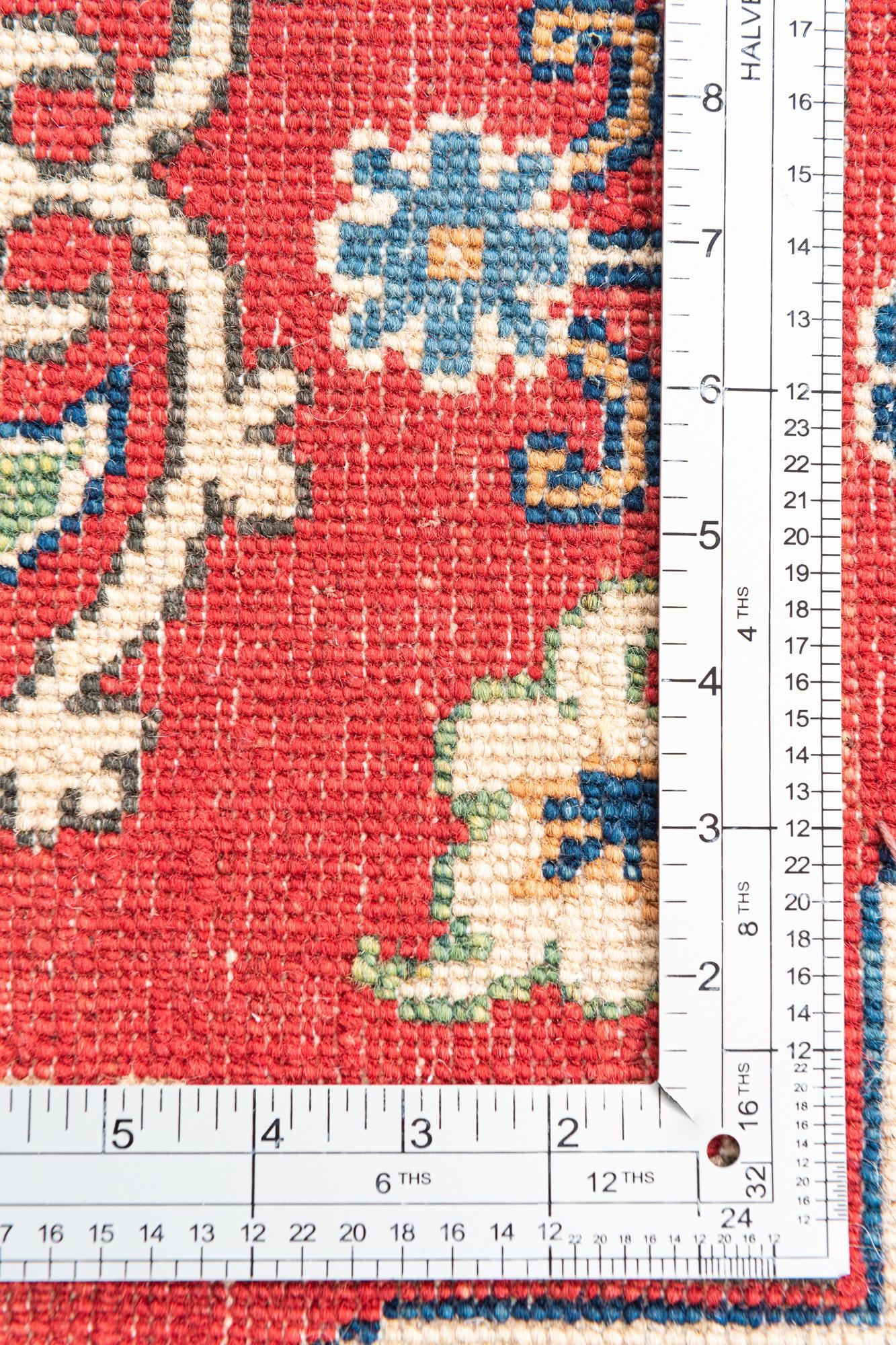 6' 8 x 10' 4 Hand Knotted Kazak Rug