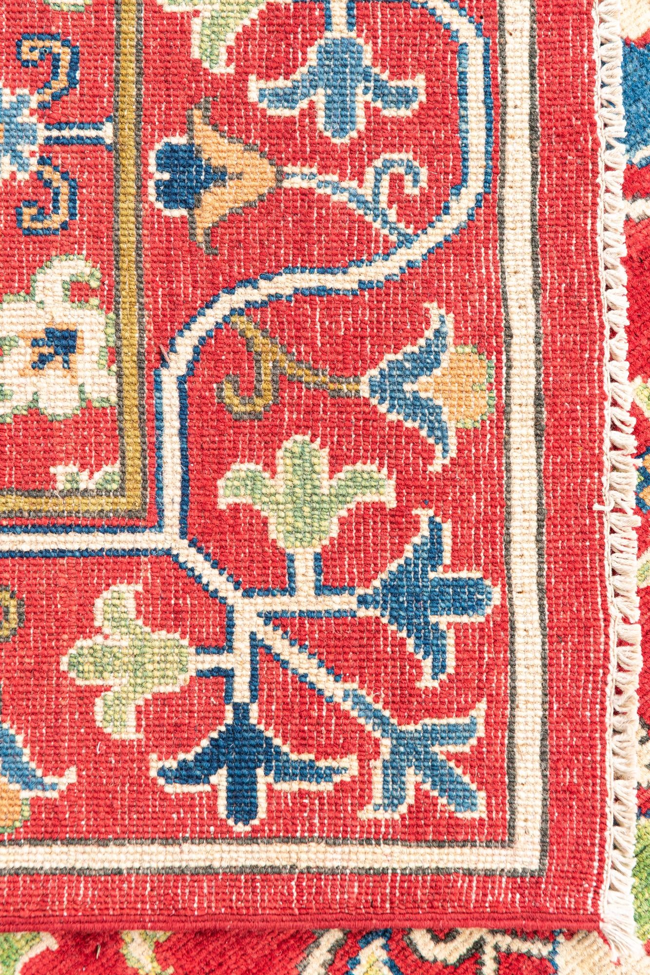 6' 8 x 10' 4 Hand Knotted Kazak Rug