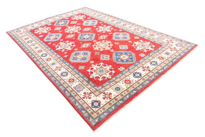 6' 7 x 9' 2 Hand Knotted Kazak Rug