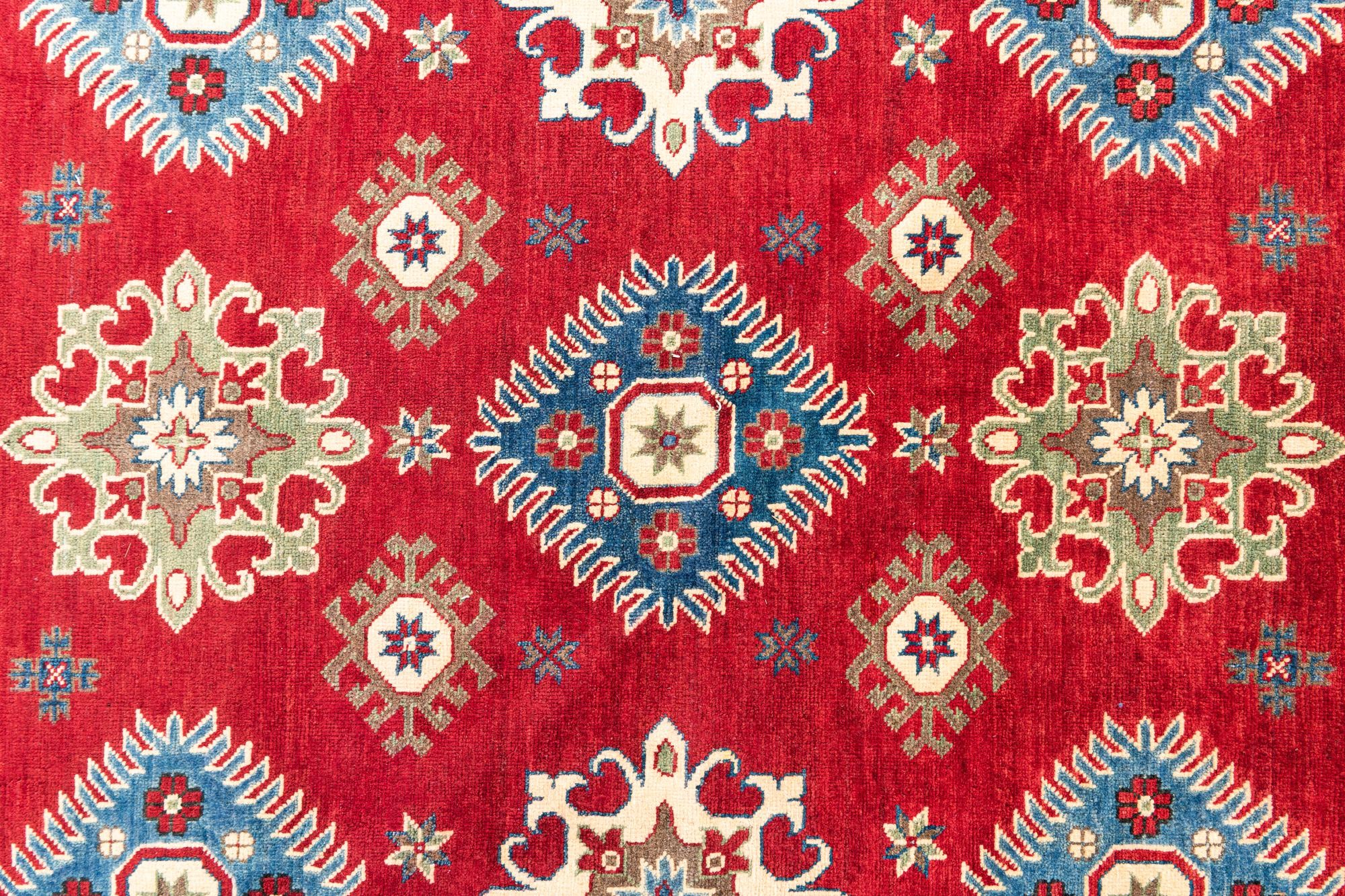 6' 7 x 9' 2 Hand Knotted Kazak Rug