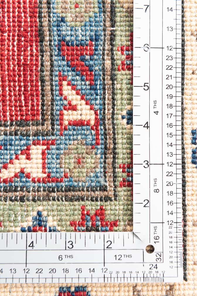6' 7 x 9' 2 Hand Knotted Kazak Rug