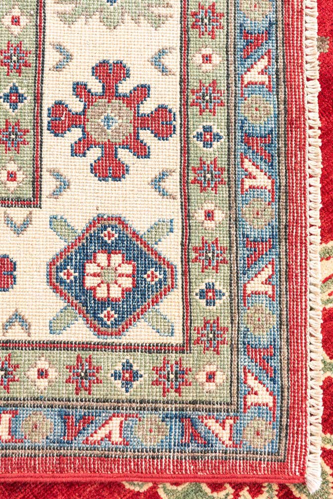 6' 7 x 9' 2 Hand Knotted Kazak Rug