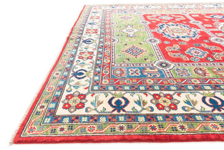 Detail image of 6' 9 x 9' 6 Hand Knotted Kazak Rug