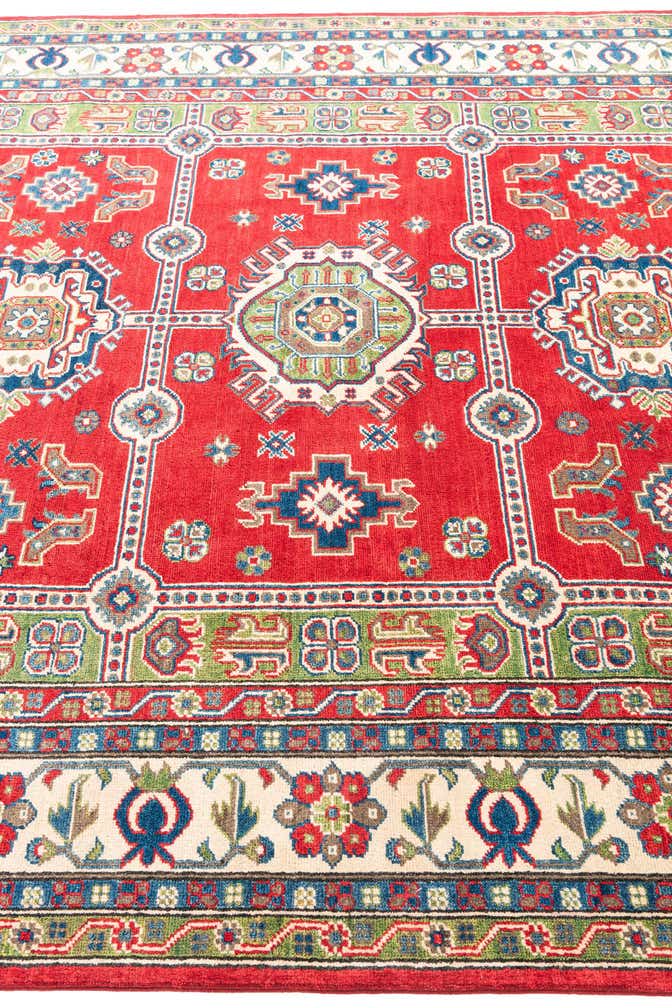 6' 9 x 9' 6 Hand Knotted Kazak Rug