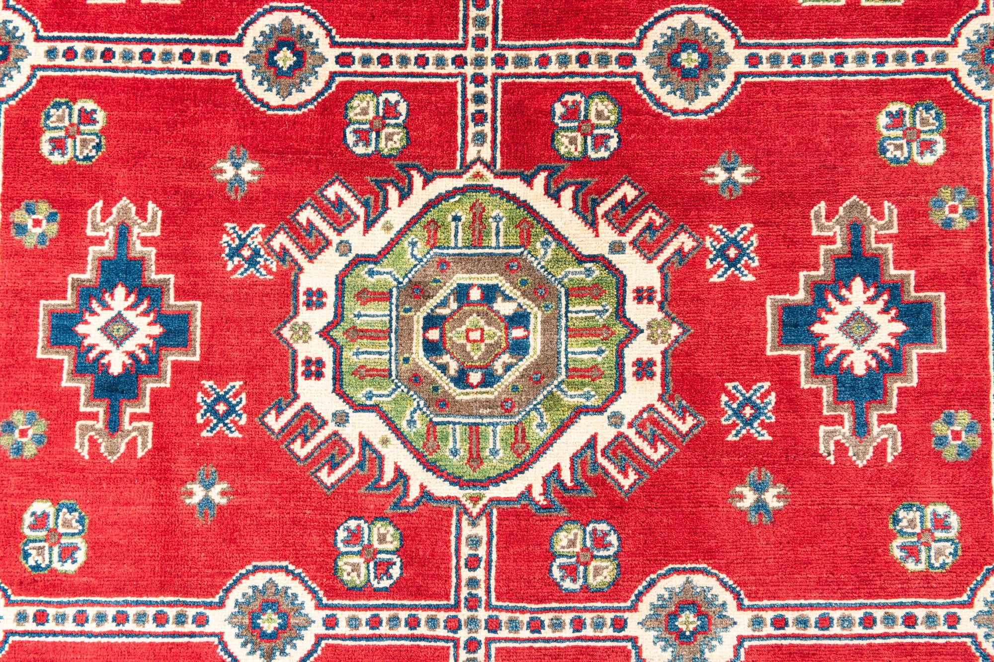 6' 9 x 9' 6 Hand Knotted Kazak Rug