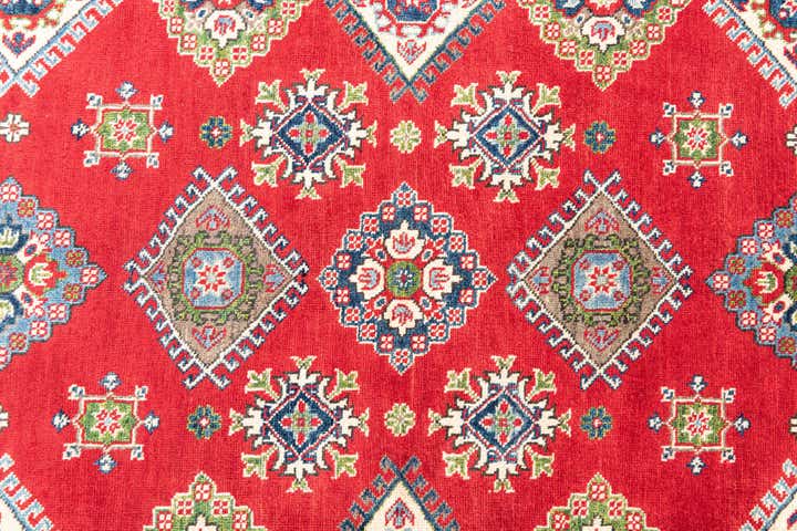 6' 6 x 9' 8 Hand Knotted Kazak Rug
