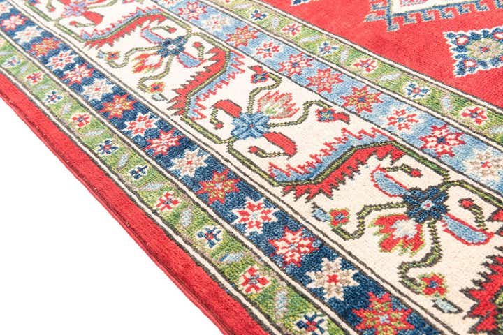 6' 6 x 9' 8 Hand Knotted Kazak Rug