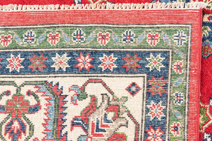 6' 6 x 9' 8 Hand Knotted Kazak Rug