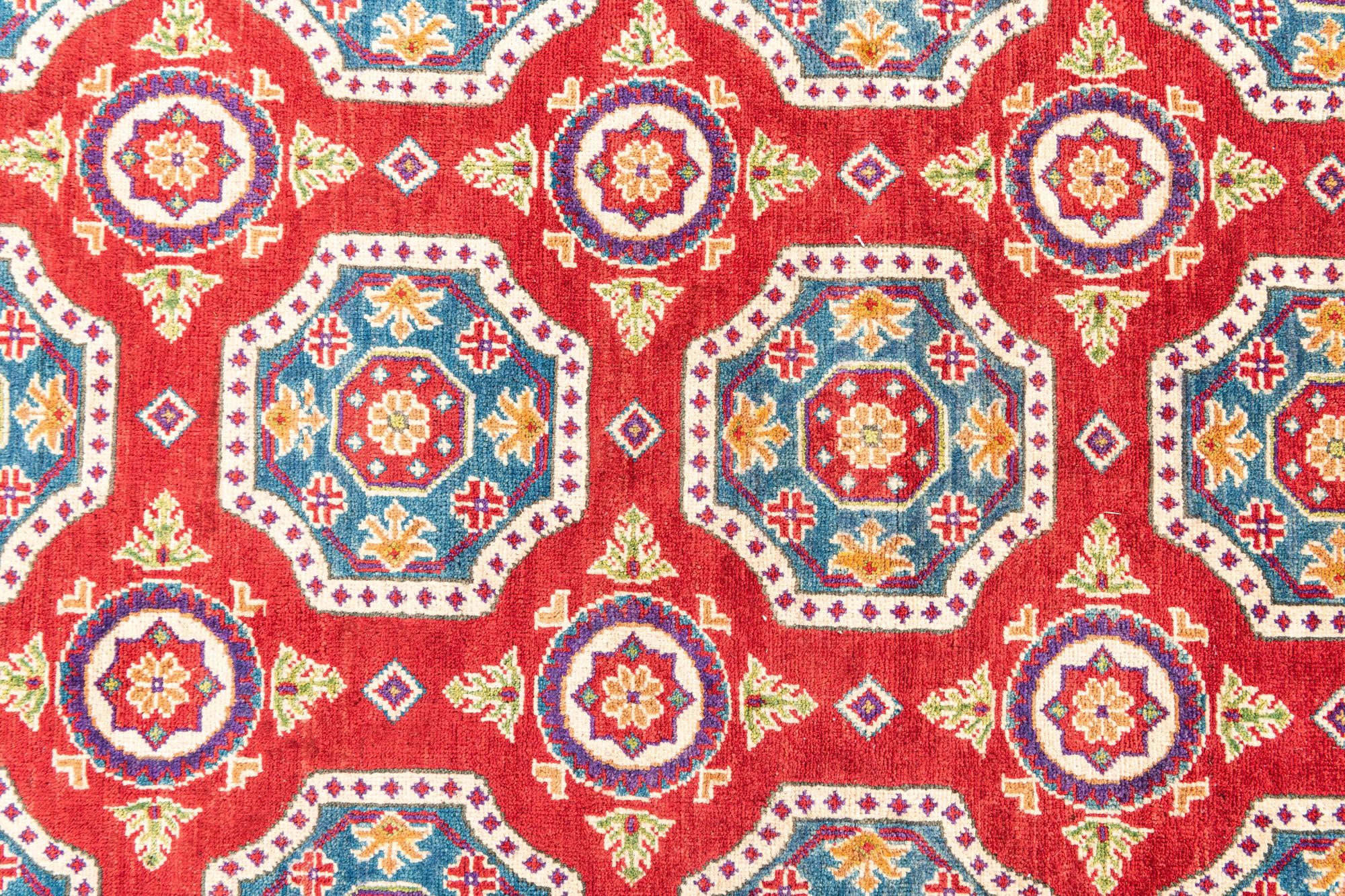 6' 8 x 9' 9 Hand Knotted Kazak Rug