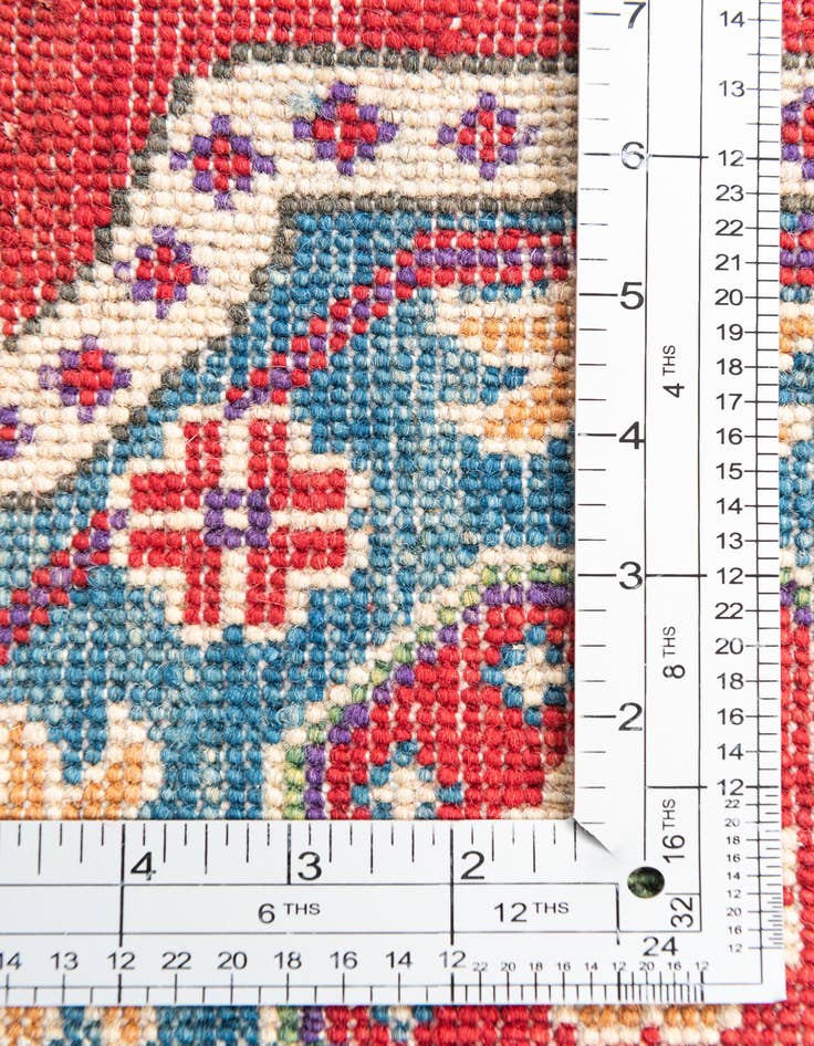 Detail image of 6' 8 x 9' 9  Hand Knotted Kazak Rug