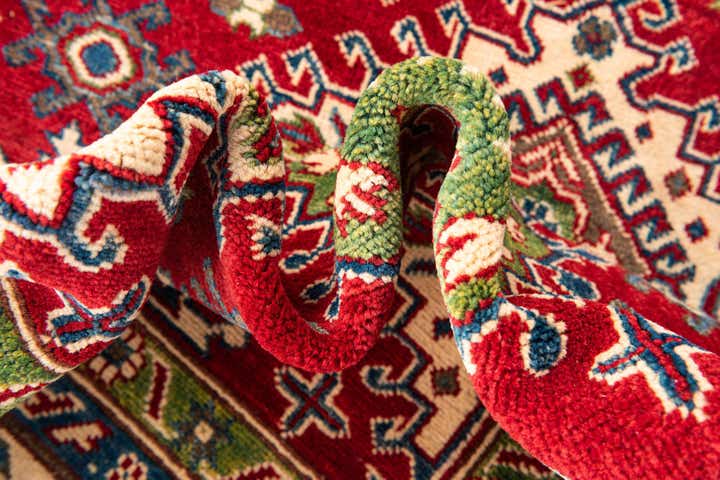 6' 8 x 10' Hand Knotted Kazak Rug