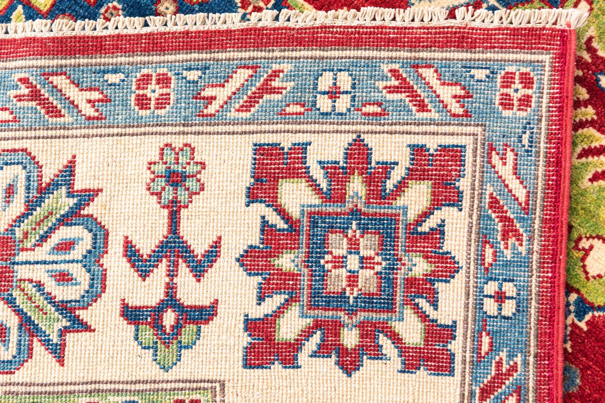 6' 7 x 10' Hand Knotted Kazak Rug