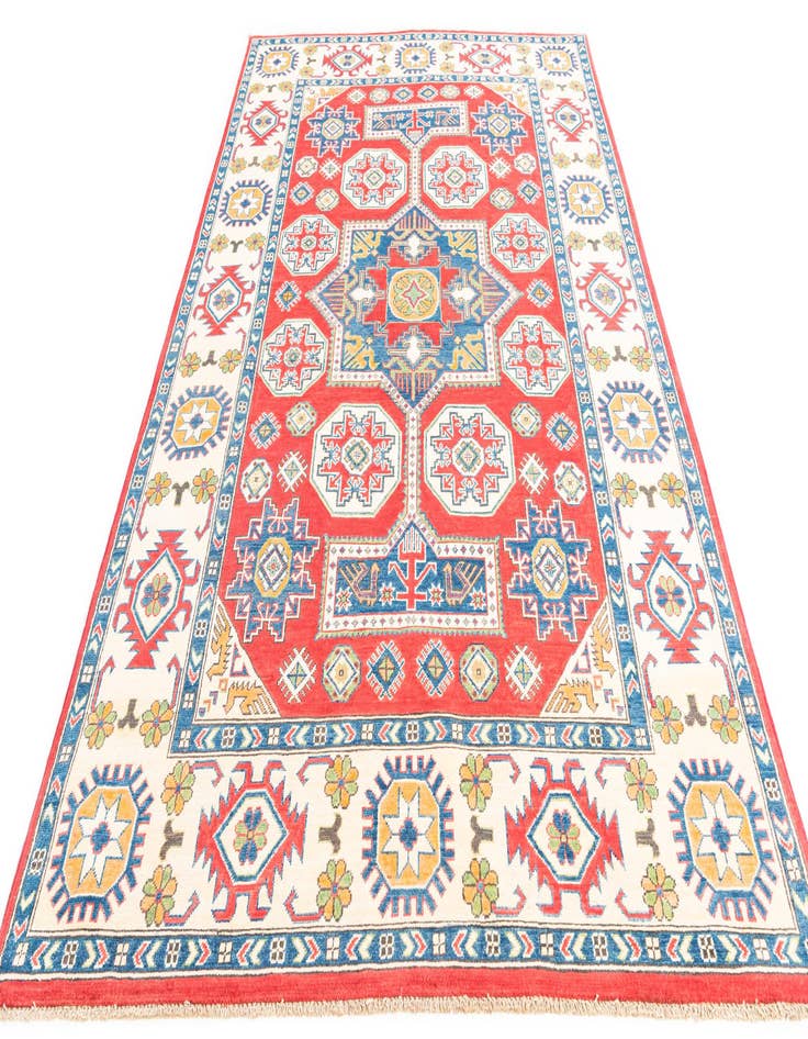 Detail image of 5' 10 x 9' 5  Hand Knotted Kazak Rug