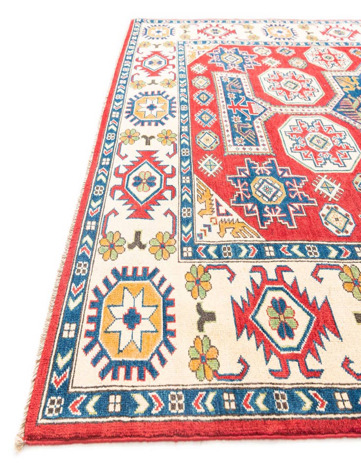Detail image of 5' 10 x 9' 5  Hand Knotted Kazak Rug