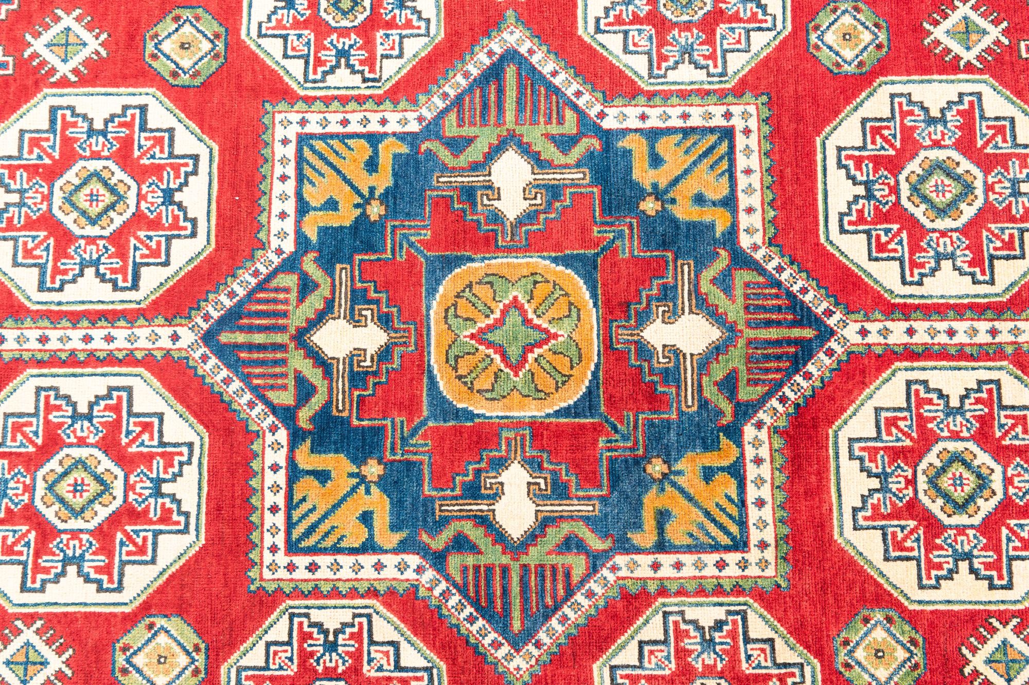 5' 10 x 9' 5 Hand Knotted Kazak Rug