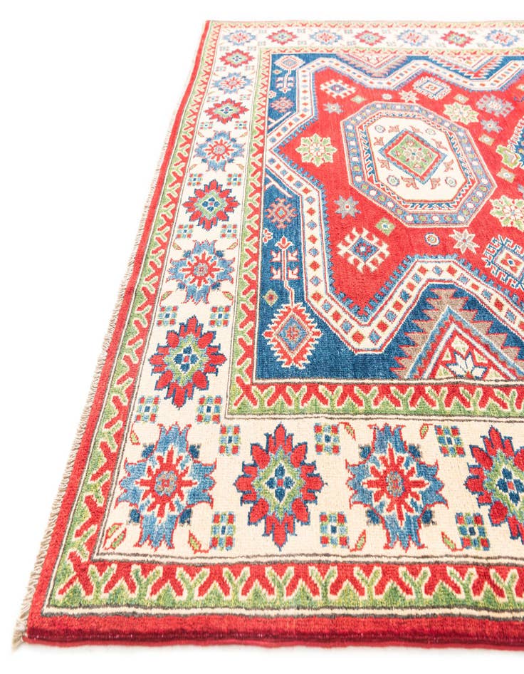 Detail image of 6' x 9' Hand Knotted Kazak Rug