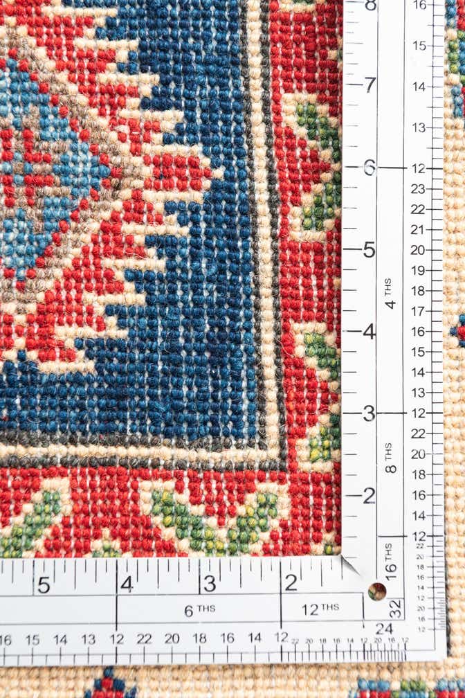 6' x 9' Hand Knotted Kazak Rug