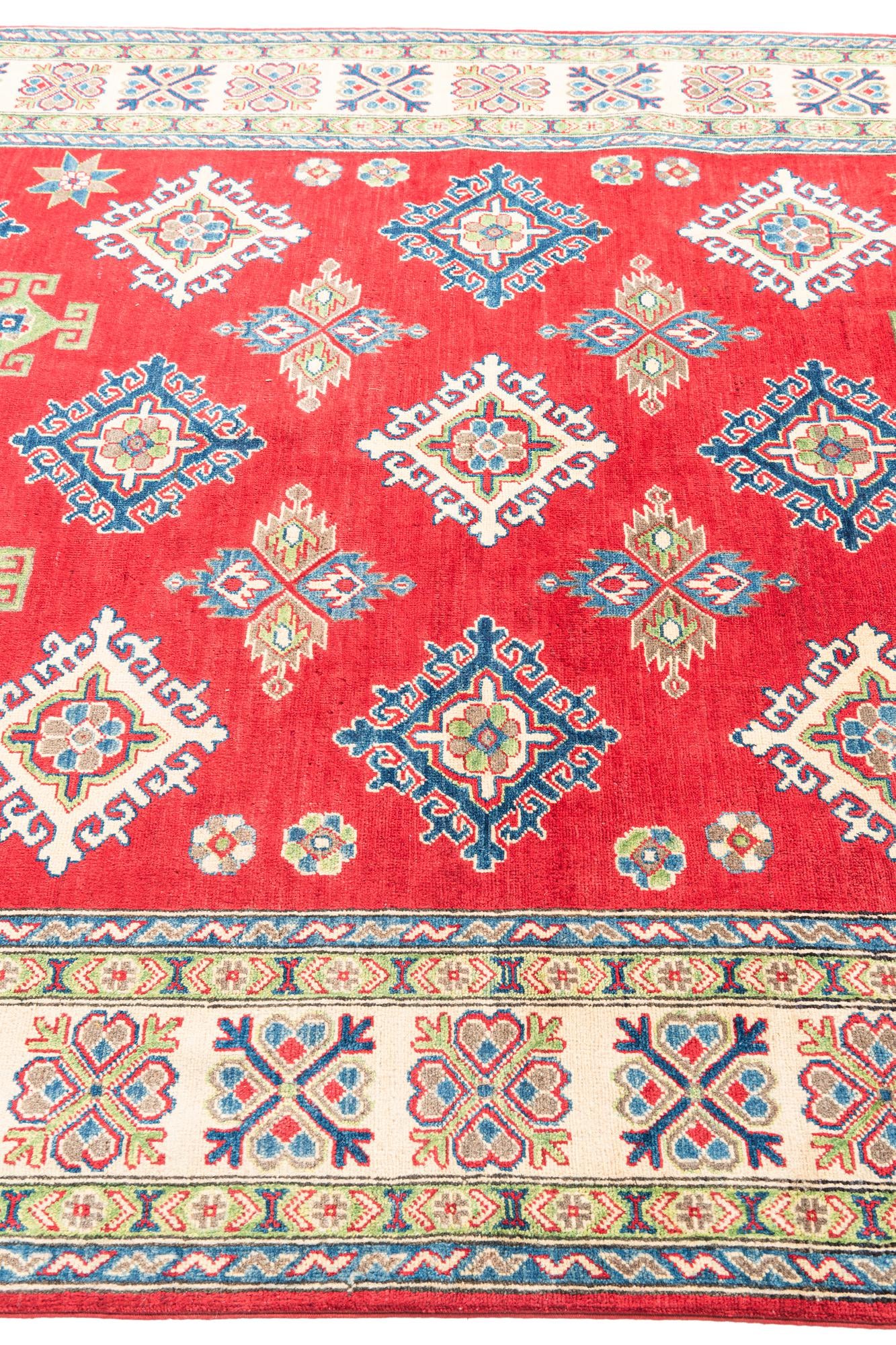 6' 5 x 9' 5 Hand Knotted Kazak Rug
