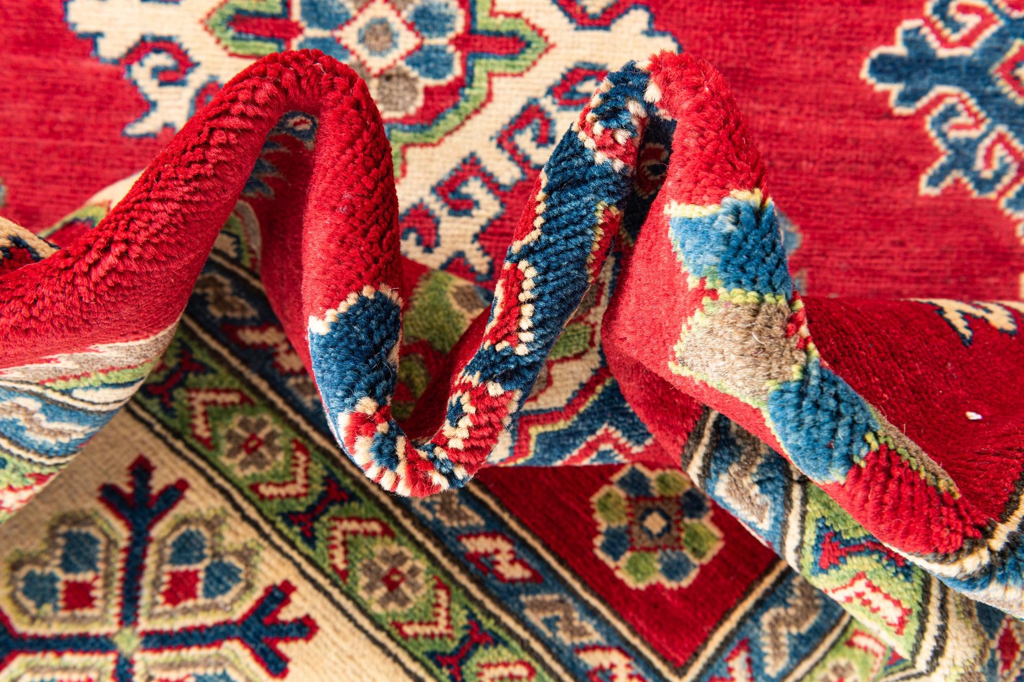 6' 5 x 9' 5 Hand Knotted Kazak Rug