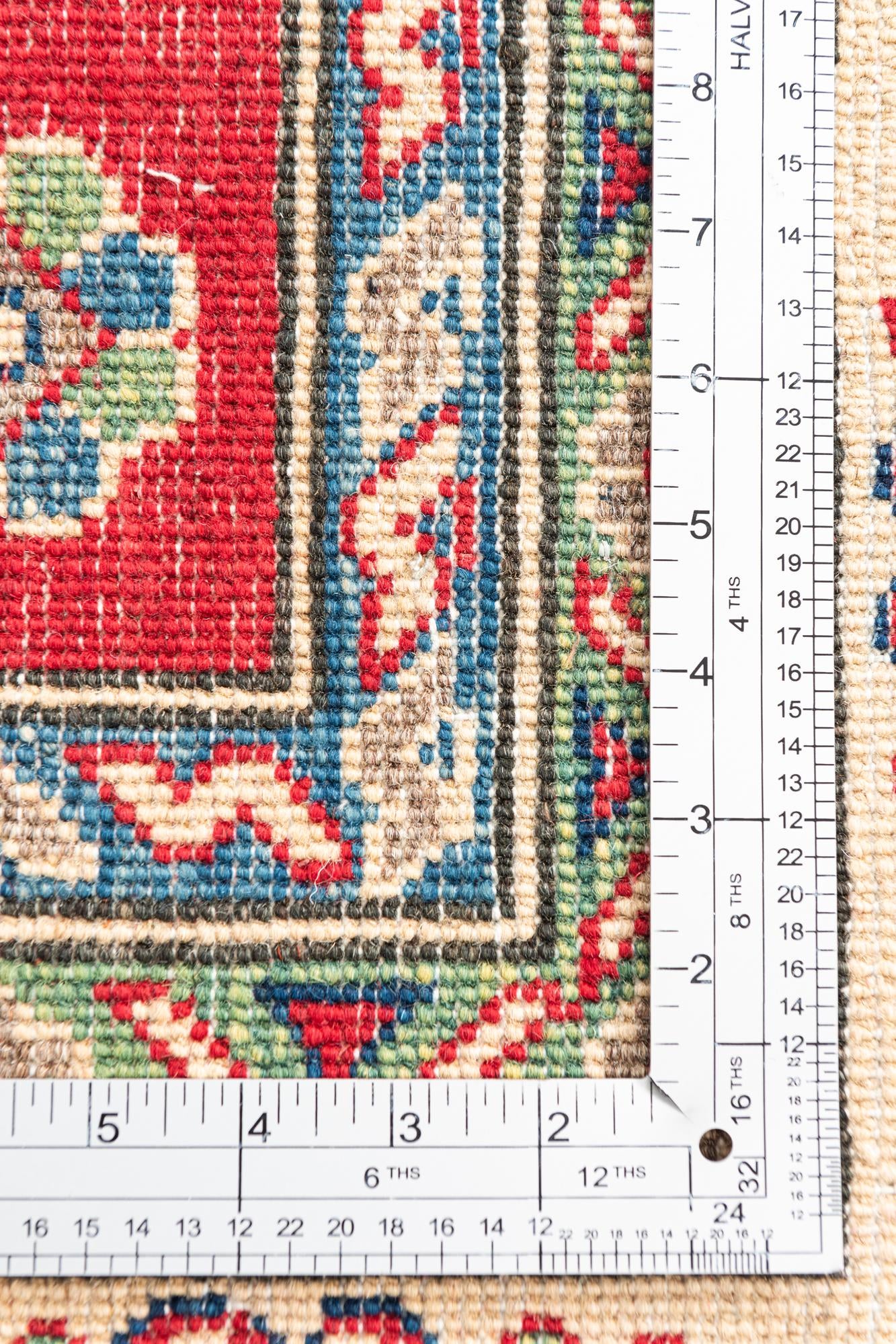 6' 5 x 9' 5 Hand Knotted Kazak Rug