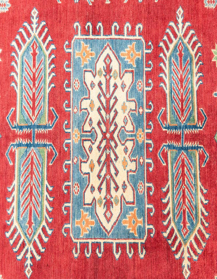 Detail image of 6' 8 x 9' 9  Hand Knotted Kazak Rug